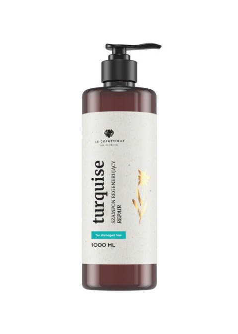 Turquise, Szampon regenerujący włosy zniszczone, 1000 ml Turquise, Szampon regenerujący włosy zniszczone, 1000 ml