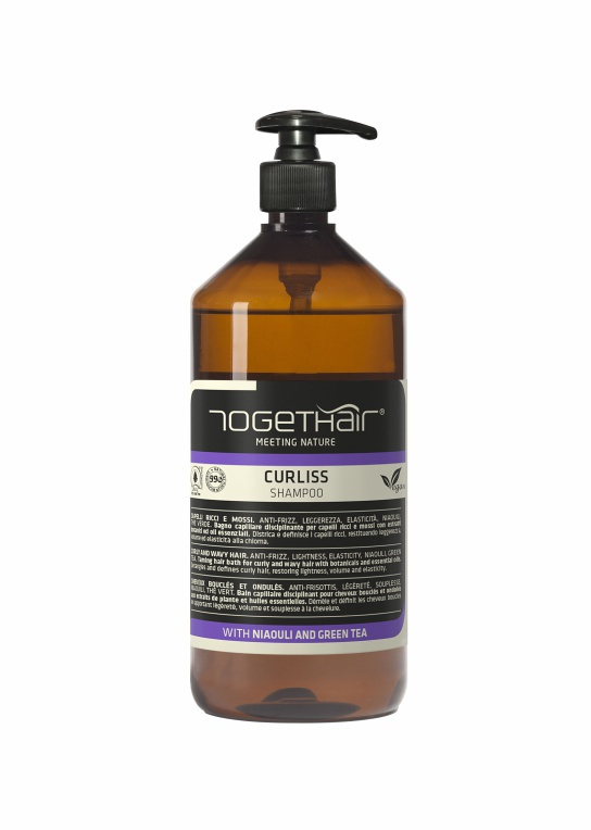 Curliss, Szampon dyscyplinujący do włosów kręconych i falowanych, 1000 ml Curliss, Szampon dyscyplinujący do włosów kręconych i falowanych, 1000 ml